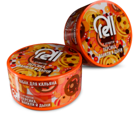 Табак для кальяна RELL с ароматом Персика, ванили и дыни (25г.)