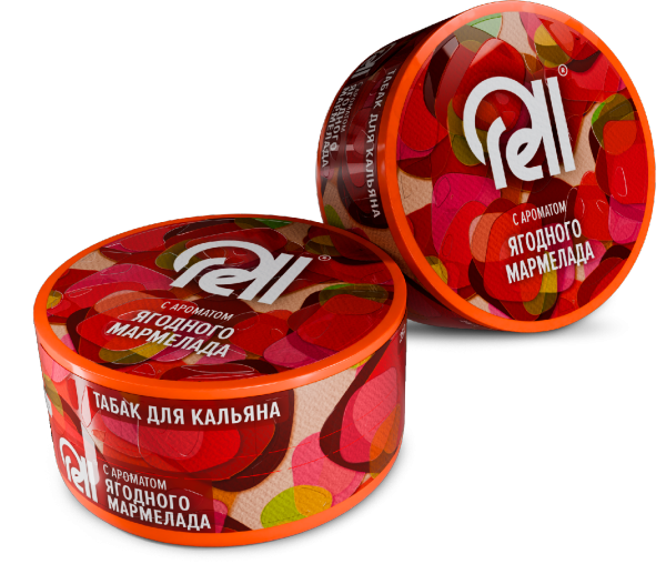 Табак для кальяна RELL с ароматом Ягодного мармелада (25г.) фото 1