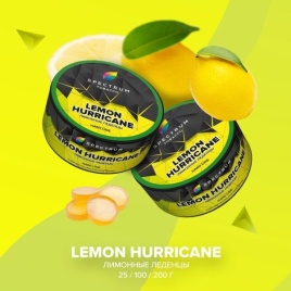 Табак для кальяна Spectrum Hard Lemon Hurricane, 25 гр