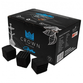 Уголь для кальяна CROWN AIRFLOW размер 25 мм, 72 кубика