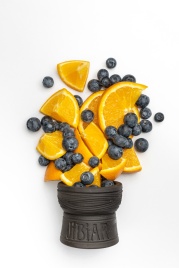 Табак д/кальяна JIBIAR вкус BLUE ORANGE (Апельсин, Голубика), 50 гр