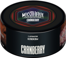 Табак для кальяна Must Have Cranberry, 125 гр