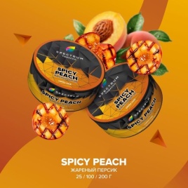 Табак для кальяна Spectrum Hard Spicy Peach, 25 гр