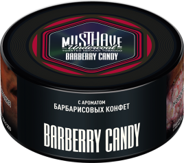 Табак для кальяна Must Have Barberry Candy, 125 гр