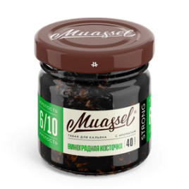 Табак для кальяна Muassel Strong 6/10 Grape Seed Виноградная косточка, 40 гр