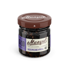 Табак для кальяна Muassel Strong 6/10 Экзотические фрукты, 40 гр
