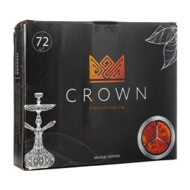 Уголь для кальяна CROWN KALAUD, 72 куска