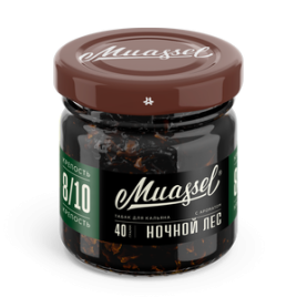 Табак для кальяна Muassel Extra Strong 8/10 Night Forest Ночной лес, 40 гр