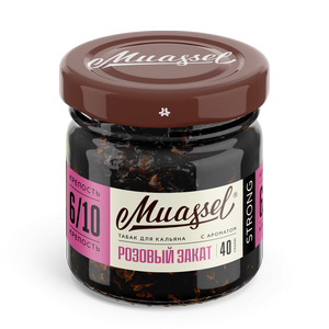Табак для кальяна Muassel Strong 6/10 Розовый закат, 40 гр фото 1