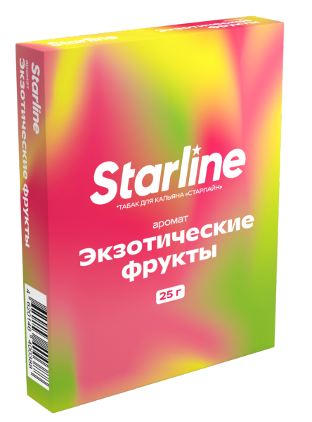 Табак для кальяна STARLINE Экзотические фрукты, 25 гр фото 1