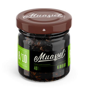 Табак для кальяна Muassel Extra Strong 8/10 Kiwi Киви, 40 гр фото 1