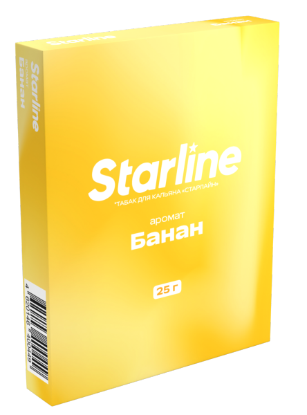 Табак для кальяна STARLINE Банан, 25 гр фото 1