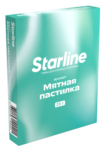 Табак для кальяна STARLINE Мятная Пастилка, 25 гр фото 1