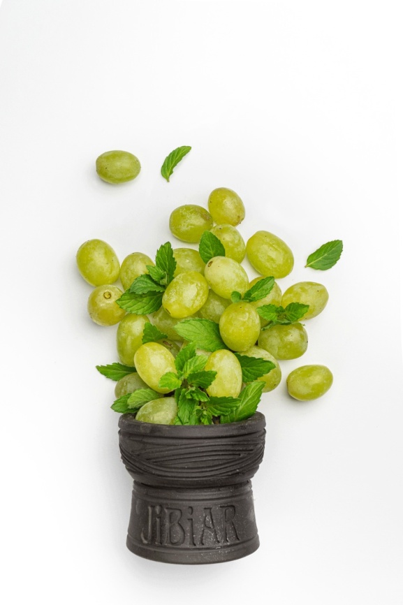 Табак д/кальяна JIBIAR вкус GRAPE MINT (Виноград, Мята), 50 гр фото 1