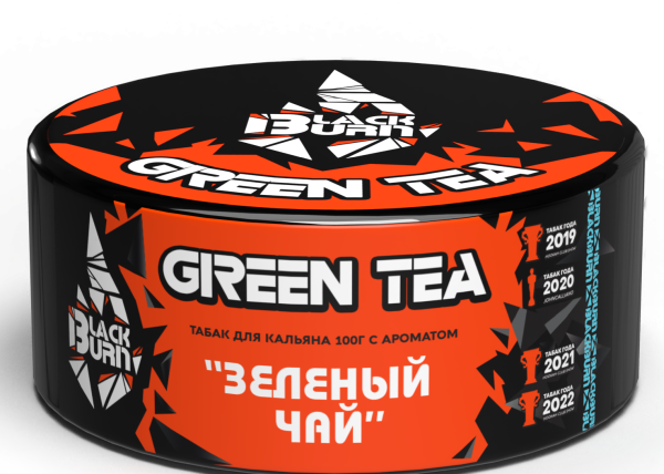 Табак для кальяна BlackBurn GREEN TEA, 100 гр фото 1