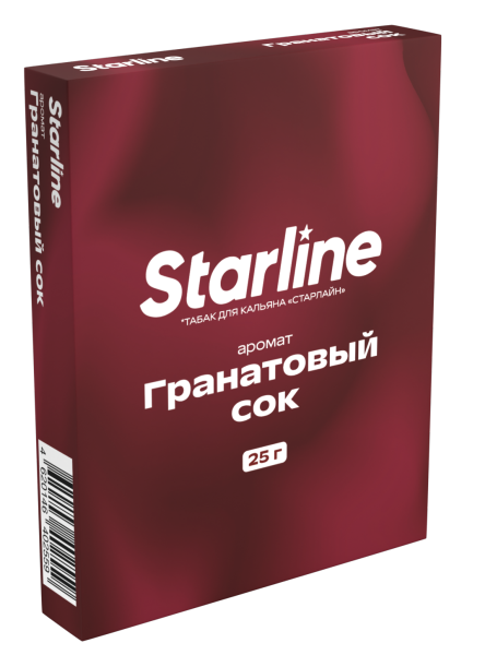 Табак для кальяна STARLINE Гранатовый сок, 25 гр фото 1
