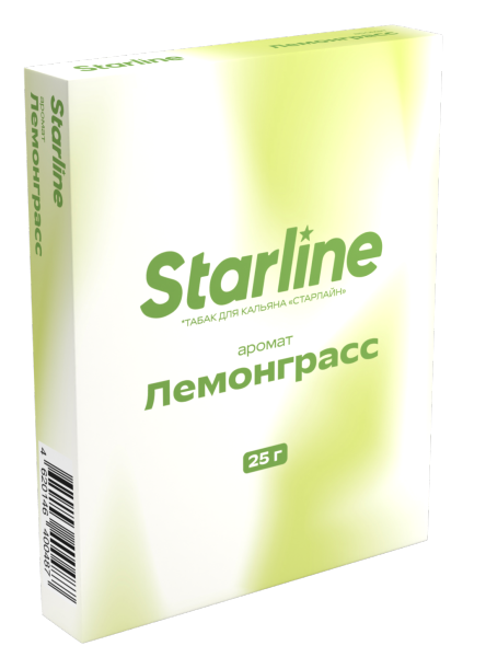 Табак для кальяна STARLINE Лемонграсс, 25 гр фото 1