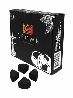 Уголь для кальяна CROWN KALAUD, 112 кусков фото 1