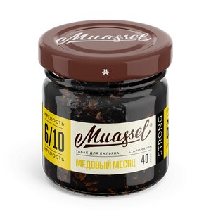 Табак для кальяна Muassel Strong 6/10 Honey Moon Медовый месяц, 40 гр фото 1