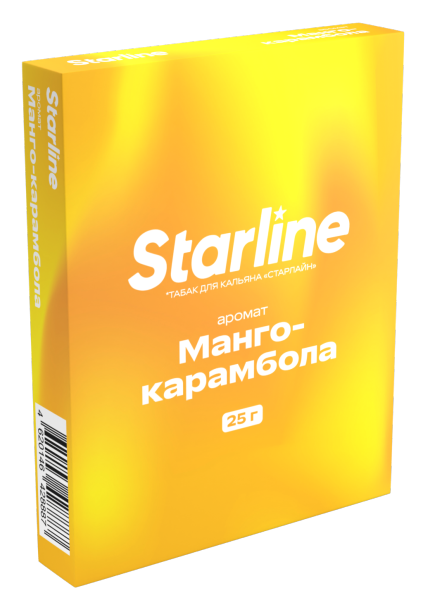 Табак для кальяна STARLINE Манго Карамбола, 25 гр фото 1