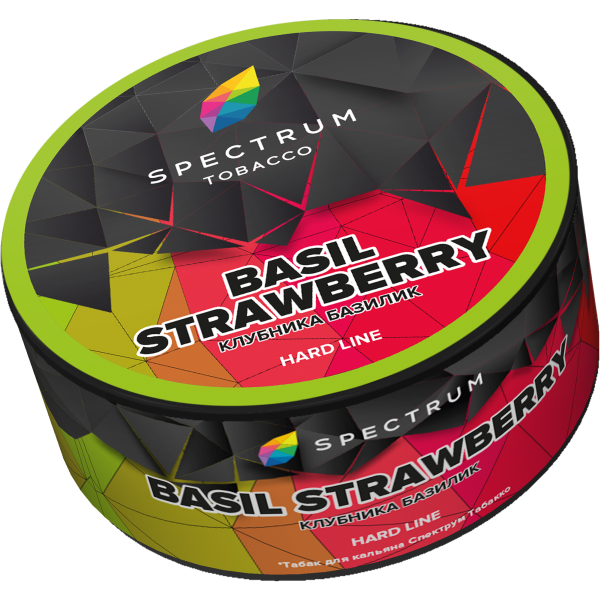 Табак для кальяна Spectrum Hard Basil Strawberry, 25 фото 2