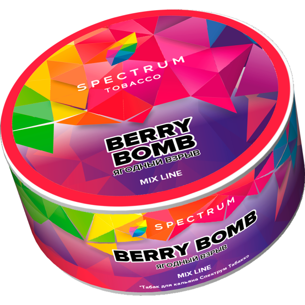 Табак для кальяна Spectrum Mix Berry Bomb, 25 гр фото 2